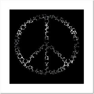 Peace Sign Bullet Holes Posters and Art